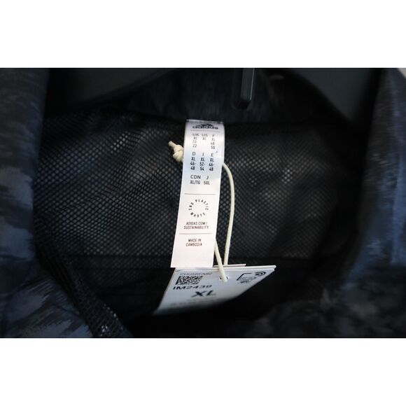 Adidas IM2439 Women Sz XL Black Future Icons 3-Stripes Woven 1/4 Zip Jacket - Picture 3 of 11